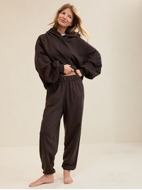 Aerie | Jet Setter Jogger | Small | Deep Earth Brown